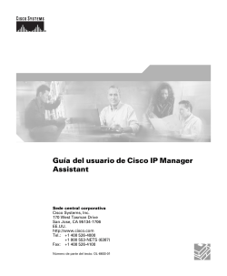 GuÃ­a del usuario de Cisco IP Manager Assistant para Cisco CallManager 4.1.2