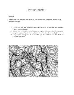 Dr. Suess Contour Line Drawing