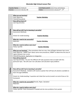 Lesson Week 1 4th Six Weeks