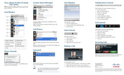 Cisco Jabber for Mac 9.6 Quick Start Guide