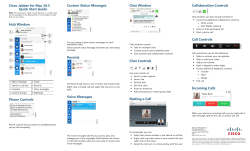 Cisco Jabber for Mac 10.5 Quick Start Guide