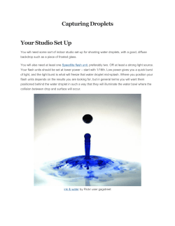 Droplet Photography