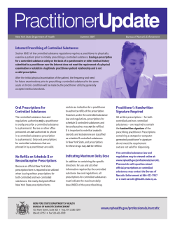Practitioner Update - Summer 2007