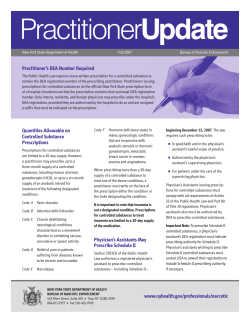 Practitioner Update - Fall 2007