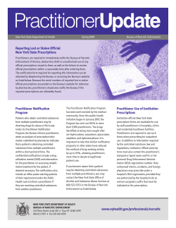 Practitioner Update - Spring 2008