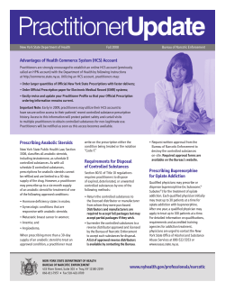 Practitioner Update - Fall 2008