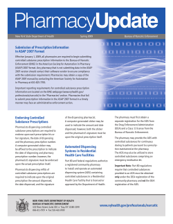 Pharmacy Update - Spring 2009