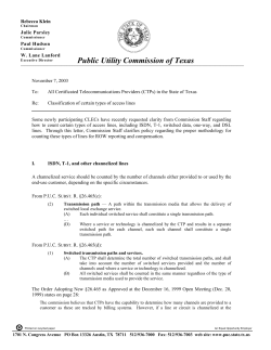 Classification of Certain Types of Access Lines
