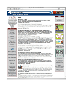 Geriatric Mental Health Council Handout - Lisa Clark