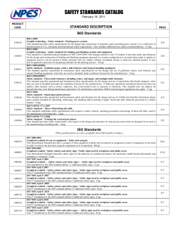 http://www.npes.org/pdf/SafetyStandardsCatalog.pdf