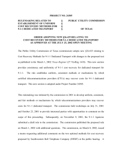 Order Adopting new 26.435 as Approved at the July 25, 2002 Open Meeting and Published in the Texas Register on August 16, 2002
