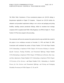 Proposal for Publication of New 26.228 as Approved at the April 27, 2000 Open Meeting and Published May 19, 2000