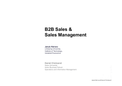 B2Bsales