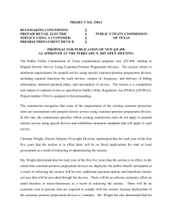 Proposal for Publication of an Amendment to 25.498 as Approved at the February 9, 2007 Open Meeting