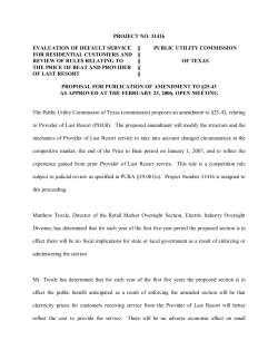 Proposal for Publication of Amendment to 25.43 as Approved at the February 23, 2006 Open Meeting