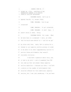 April 2, 2003 Open Meeting Transcript, pgs. 140-155, regarding Application of 25.381(l)