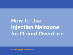 How to Use Injection Naloxone - Booklet