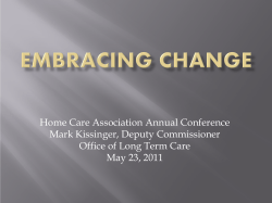 Embracing Change - Home Care Association Annual Conference