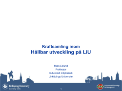 Se Mats Eklunds presentation h r