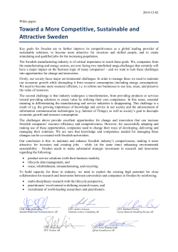 Initiativet f r multidisciplin r forskning (eng)