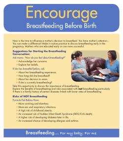 Encouraging Breastfeeding Before Birth