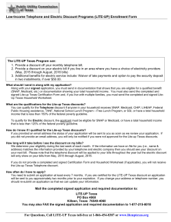 LITE-UP Self Enrollment Form Espa ol