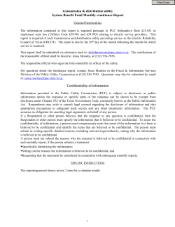 TDU - System Benefit Fund Monthly Remittance Report