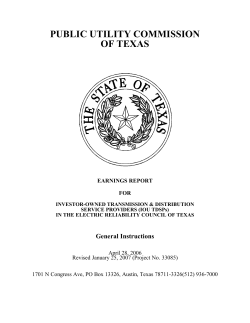 Collecting Utility Annual Report Instructions (IOU TSP Instructions with Revised Decommissioning Section)