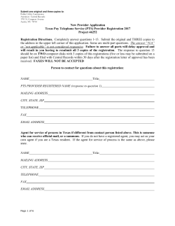 Pay Telephone Service Provider New Registration Application