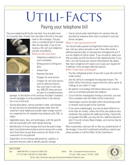 Paying Your Phone Bill