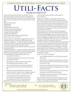Paying Your Electric Bill