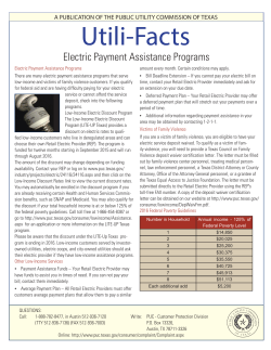 Electric Payment Assistance Programs
