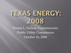 TEC Coop Risk Management - October 16, 2008