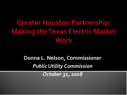 Greater Houston Partnership - October 31, 2008