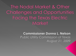 Nodal Market - August 21, 2009