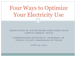 Association of Water Board Directors - Texas - June 20, 2015