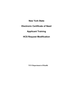 Printable Training Guide for Creating a Modification Request