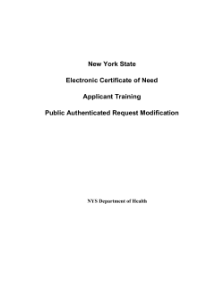 Printable Training Guide for Creating a Modification Request