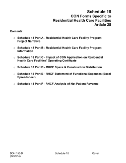 schedule 18 Article 28 - Residential Health Care Facility(Word portion)