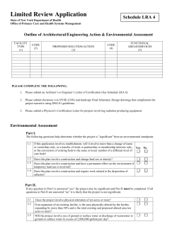 Schedule LRA 4 Outline of Architectural/Engineering Action (DOC, 171KB)