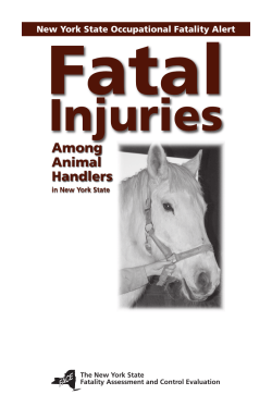 Fatal Injuries Among Animal Handlers in New York State
