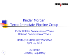 Intrastate Pipelines