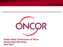 ERCOT Transmission and Distribution Systems