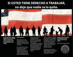 Right to Work Poster (Spanish)