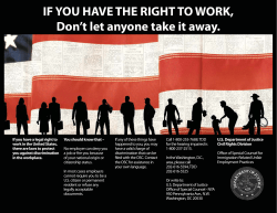 Right to Work Poster (English)