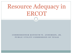 GCPA Presentation - Resource Adequacy in ERCOT - April 2012