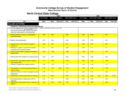 2006-2011 Means Summary Comparison*