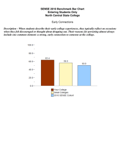 2010 SENSE Benchmarks