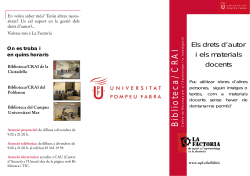 Els Drets d'autor i els materials docents