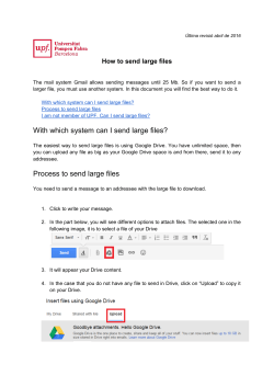 How to send large files